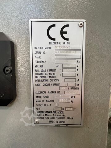 CNC-Dreh- und Fräszentrum MORI SEIKI NT 1000 WZ