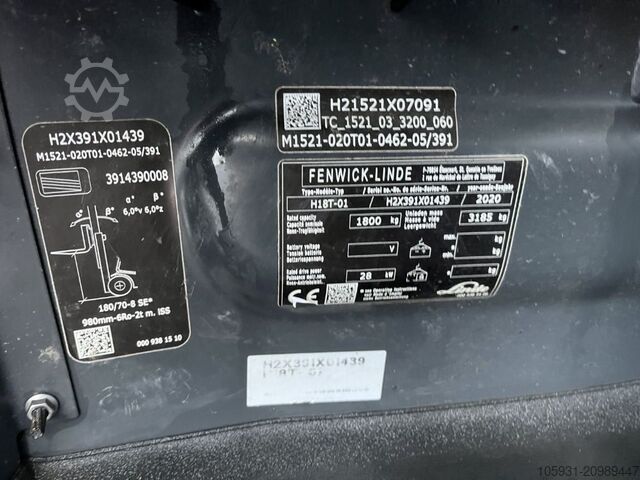 LPG Forklifts Linde H18T-01