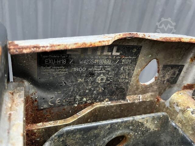 Electric Pallet Truck Still EXU-H18