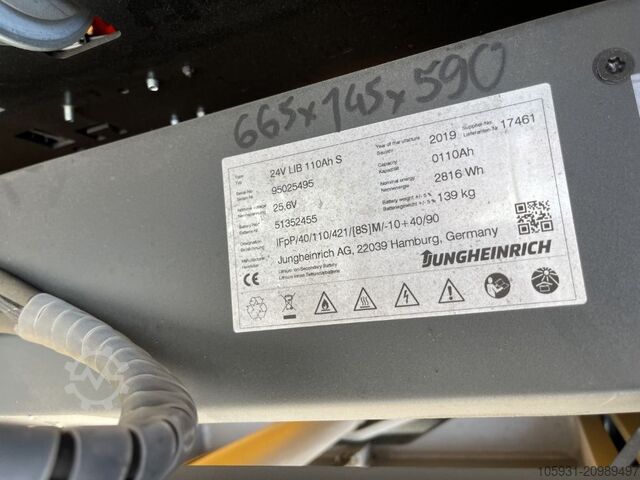 Pedestrian Stacker Jungheinrich EJC110