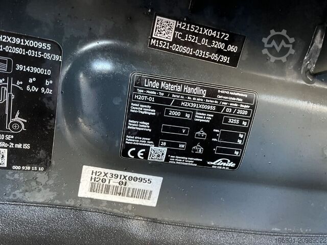 LPG Forklifts Linde H20T-01