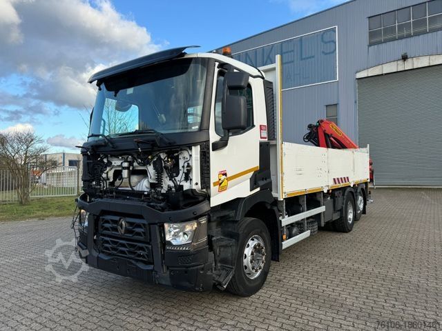 Truck mounted crane RENAULT C 380 Pritsche mit Palfinger Kran *PK 19.001*