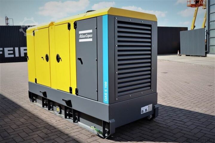Generator set Atlas Copco QAS5 100 JD S3A Valid inspection, *Guarantee! Die