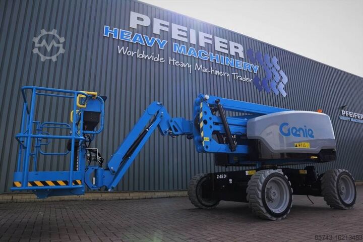 Gelenkteleskoparbeitsbühne Genie Z45-DC Valid inspection, *Guarantee, Fully Electri