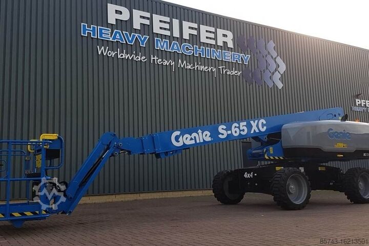 Teleskopbühne Genie S65XC Valid inspection, *Guarantee! Diesel, 4x4 Dr