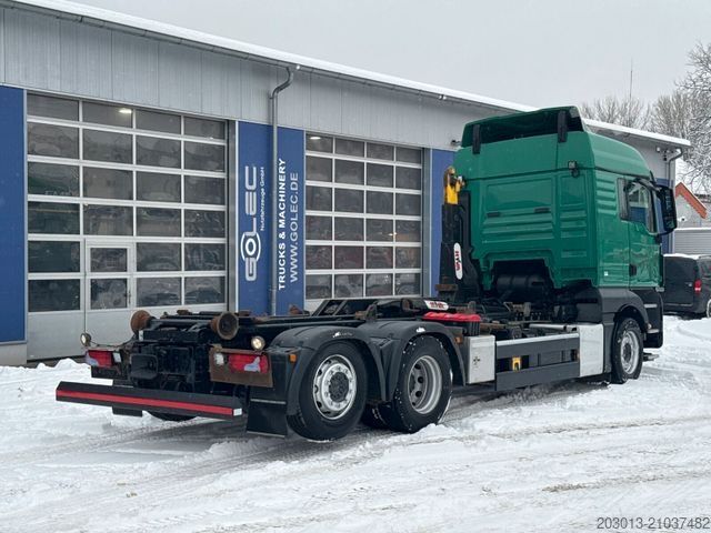 Roll-off tipper truck MAN TGX 26.440 Abrollkipper HYVA 20.60.S