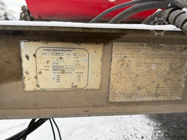 Dreiseitenkipper Anhänger SCHMITZ CARGOBULL Cargobull Gotha Tandem Kipper Anhänger 2 Achse