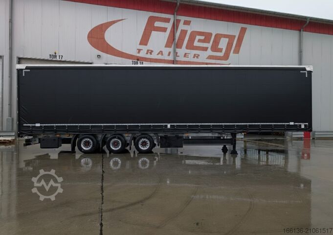 Auflieger mit Pritsche & Plane Fliegl SDS 390 MegaRunner // SONDERAKTION