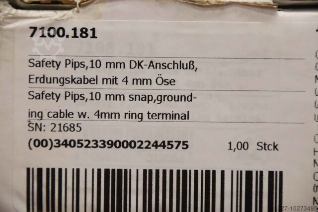 Personal earthing test device Warmbier Safety Pips 7100.181