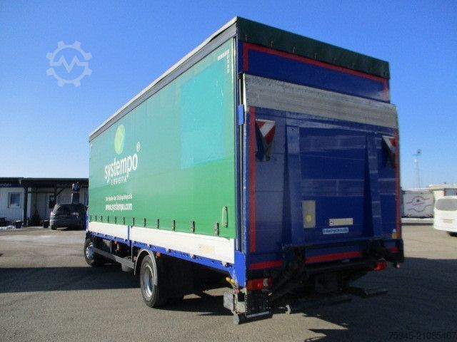 LKW mit Pritsche & Plane RENAULT D12/280, LBW, TÜV 03/2026