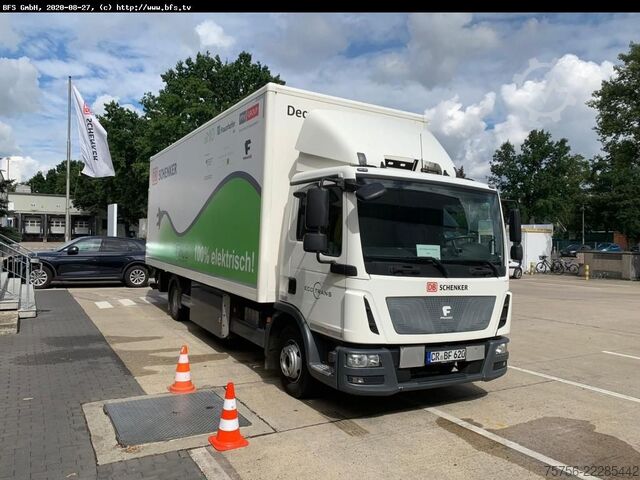 LKW mit Kofferaufbau MAN TGL 12.120/220 4x2-4 BL FRAMO 115-170 KM REICHW.