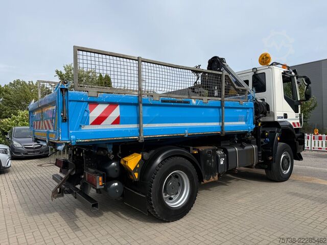 Kipper LKW IVECO Trakker 330 4x4 Meiller Kipper+Hiab 088B-2 Funk