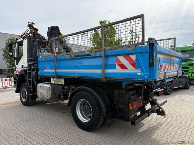 Kipper LKW IVECO Trakker 330 4x4 Meiller Kipper+Hiab 088B-2 Funk