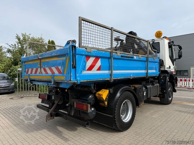 Dreiseitenkipper LKW IVECO Trakker 330 4x4 Meiller Kipper+Hiab 088B-2 Funk