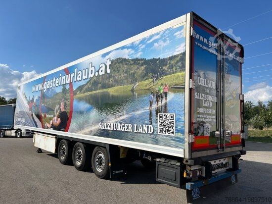 Low loader semitrailer KRONE SD KüHLER, DOPPELSTOCK, CARRIER 1550, PALETTENKASTEN, LIFTACHSE