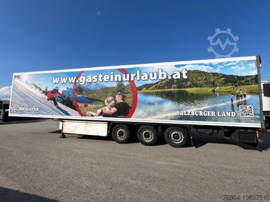 Low loader semitrailer KRONE SD KüHLER, DOPPELSTOCK, CARRIER 1550, PALETTENKASTEN, LIFTACHSE