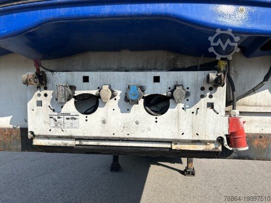 Low loader semitrailer KRONE SD KüHLER, DOPPELSTOCK, CARRIER 1550, PALETTENKASTEN, LIFTACHSE