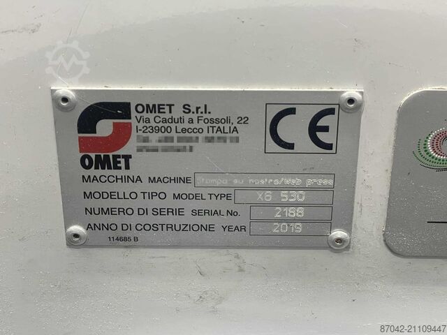 Flexodruckmaschine OMET X6 530 offset 4 + 3 Flexo