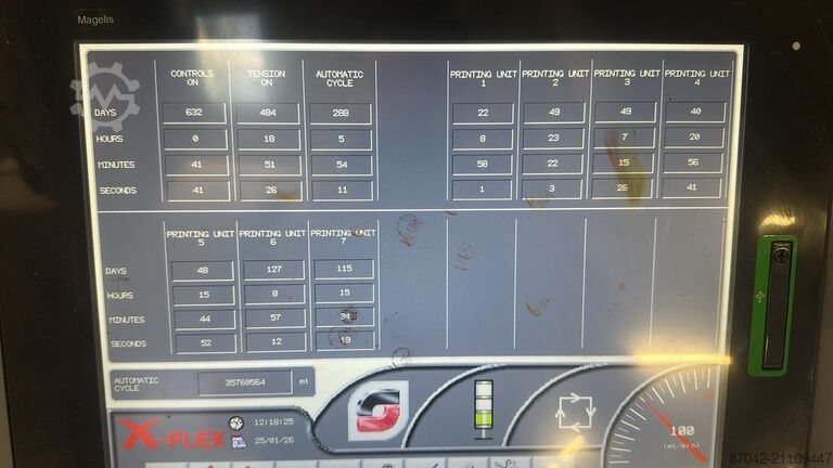 Flexodruckmaschine OMET X6 530 offset 4 + 3 Flexo