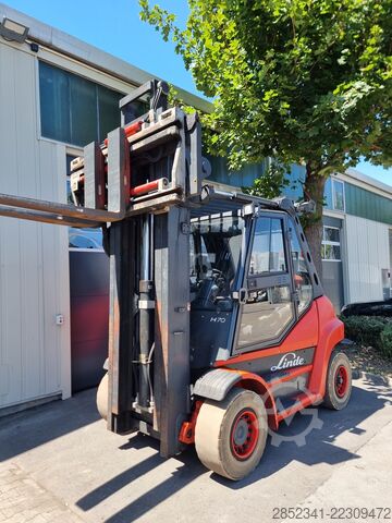 Forklift LINDE TRIPLEX 6,2m! H70D