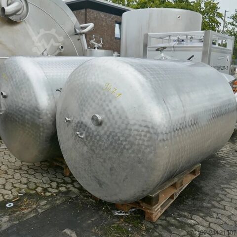 3000 Liter Druckbehälter aus V2A Edel 9471