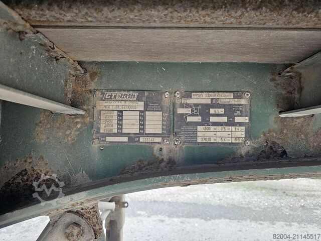 2004 FREUHAUF T39B, 3-Achs Curtainsider | Offenes Dach | BPW Achsen. FREUHAUF T39B 3 AXLE CURTAINSIDE |OPEN ROOF | BPW AXLES.