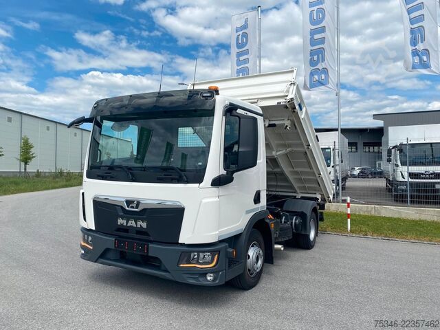 Tipper truck MAN TGL 12.250/Kipper/NL6,3To/Klima/Nur 57 tkm/Top