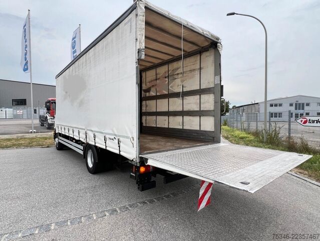 Flatbed truck with tarp MAN TGM 15.290/BL/Pritsche7,20m/LBW/NL 8,2to/180 tkm