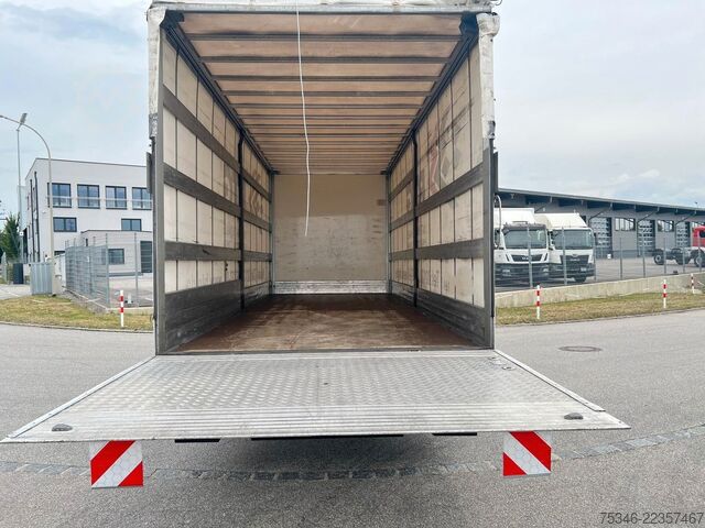 Flatbed truck with tarp MAN TGM 15.290/BL/Pritsche7,20m/LBW/NL 8,2to/180 tkm