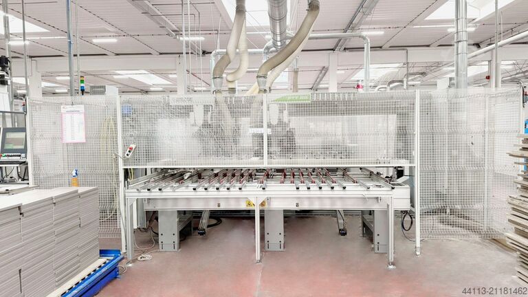 AUTOMATIC LINE of DRILLING and INSERTING BIESSE + RBO (BIESSE Group) FFTT 800 + FTT 800 R8 + RD