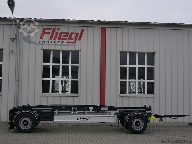 Trailer for Roll-Off Containers Fliegl ZPS 180-AS Maxi Schlitten für Abroller