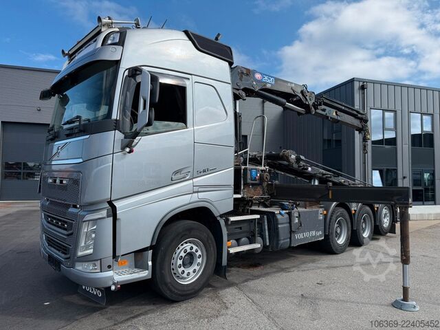 Truck mounted crane VOLVO FH540 8x4*4 HMF2620 K5 Tipper / Crane