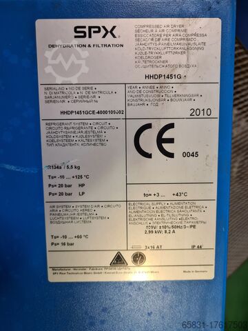 Kältetrockner druckluft HANKISON HHDP 1451 G