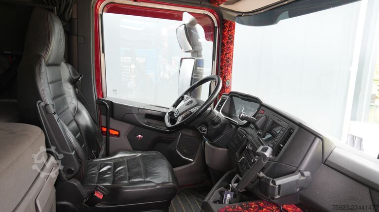 Crane truck Scania R 580 V8 6X4 LOGTRANSPORT COMBI WITH KESLA 2112...