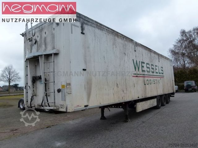 Auflieger mit Walkingfloor H&W HWDKSS38, Walkingfloor 96 m³, deutsches Fahrzeug