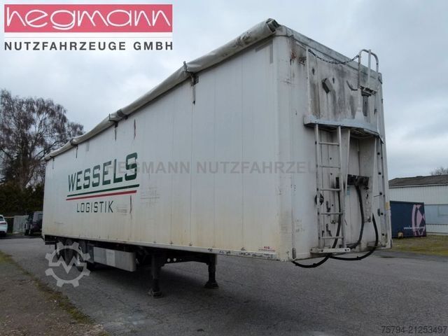 Auflieger mit Walkingfloor H&W HWDKSS38, Walkingfloor 96 m³, deutsches Fahrzeug