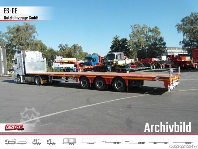 Working platform semitrailer FAYMONVILLE MAX Trailer MAX200 Sattelanhänger Megatrailer
