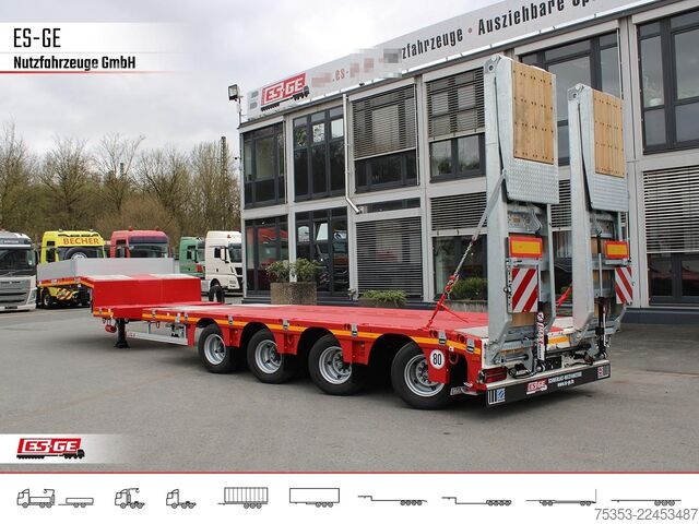 Low loader semitrailer FAYMONVILLE MAX Trailer MAX110 Semi-Tieflader