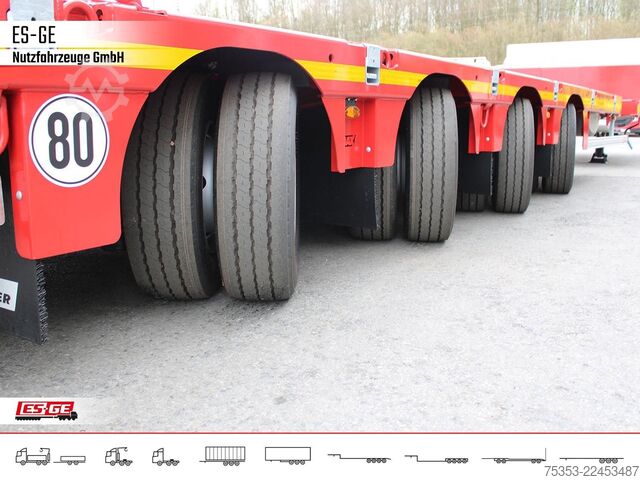 Low loader semitrailer FAYMONVILLE MAX Trailer MAX110 Semi-Tieflader
