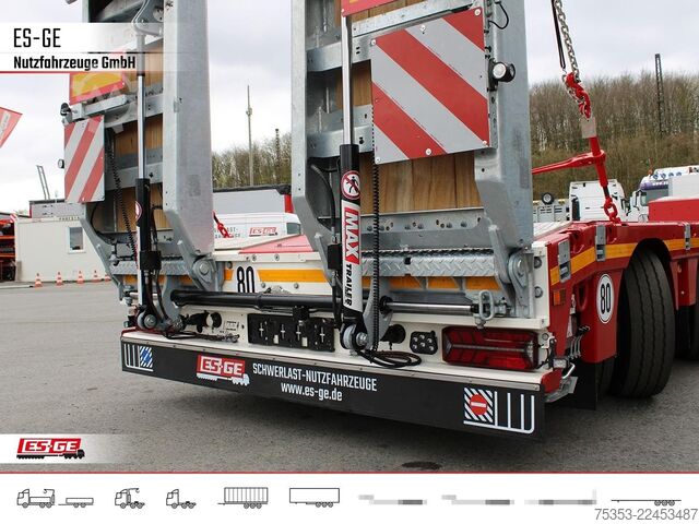 Low loader semitrailer FAYMONVILLE MAX Trailer MAX110 Semi-Tieflader