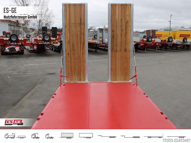Low loader semitrailer FAYMONVILLE MAX Trailer MAX110 Semi-Tieflader