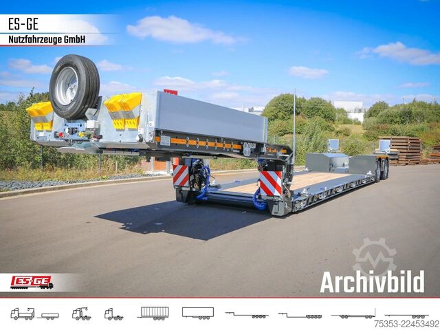 Low loader semitrailer FAYMONVILLE MAX Trailer MAX510 Tiefbett 2x12 t PA