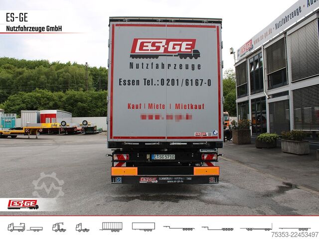 Open semitrailer with tarp KÖGEL Kögel Cargo Pritschensattelanhänger
