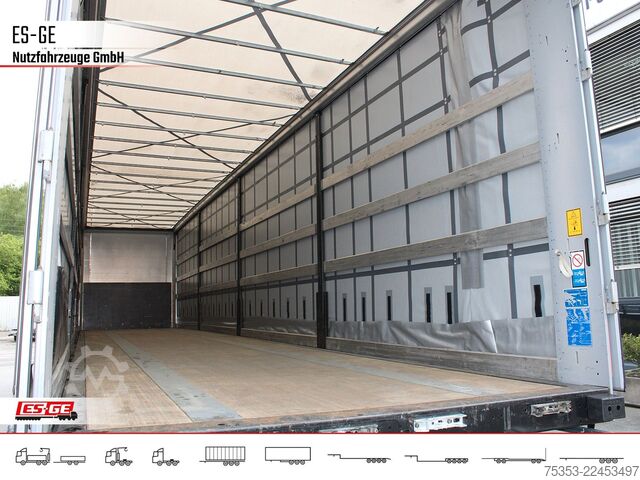 Open semitrailer with tarp KÖGEL Kögel Cargo Pritschensattelanhänger