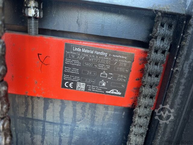Stand-on stacker Linde L14AP
