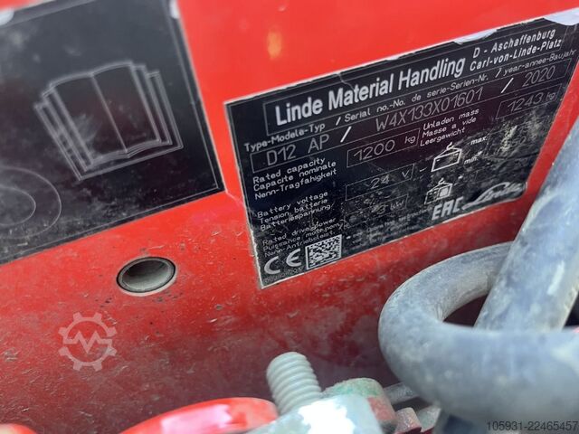 Stand-on stacker Linde D12AP