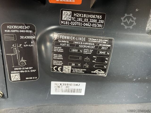 LPG Forklifts Linde H16T-01
