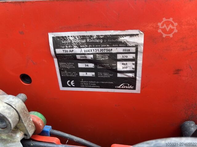 Electric Pallet Truck Linde T20AP