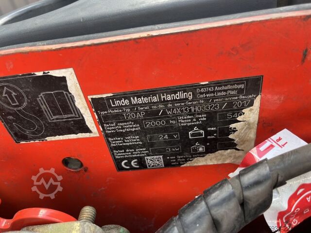 Electric Pallet Truck Linde T20AP
