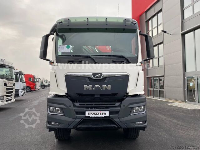 3-Seiten-Kipper MAN TGS 28.480 6x4-4 Krankipper Fassi F195A.2.24